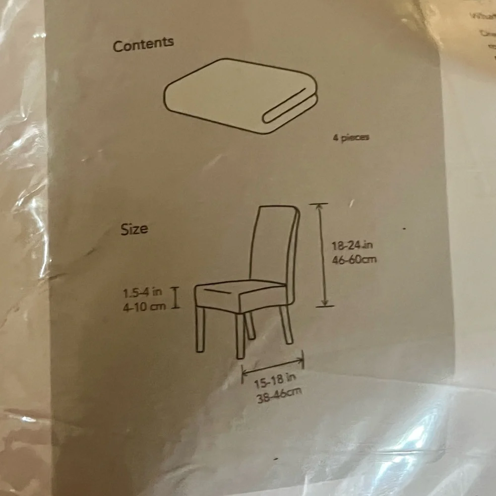 Geometric Patterned Chair Cover - Picture 6 of 6